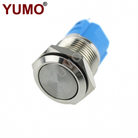 ABS16S 16mm 250VAC1NO 1NC Metal Maintained Push Button Switch