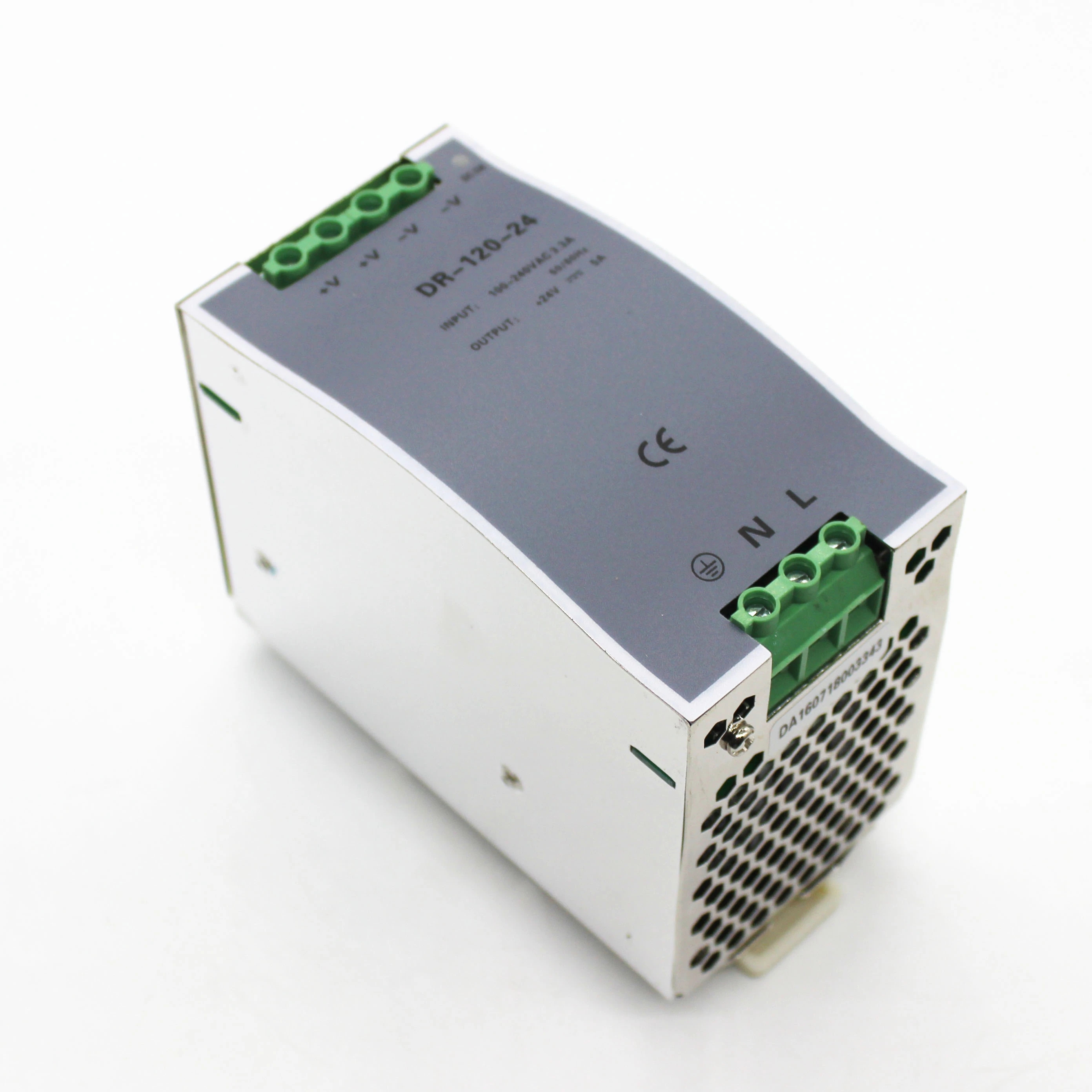 DR-120-24 DIN Rail 120W 24V Switching Power Supply