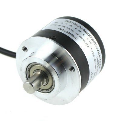 ISC5810-401-2500-BZ1-524-L Outer diameter 58mm Solid Shaft Incremental Optical Rotary Encoder 