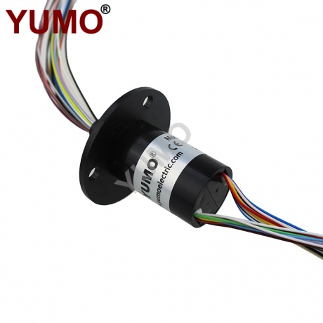 YUMO 24rings 24Amps Miniature Type Slip Ring Capsule Slip Ring 