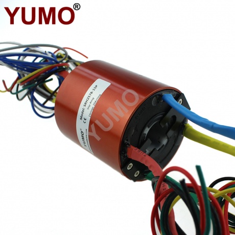 YUMO 15rings 20A/ring Electric Swivel Through Bore Slip Ring 